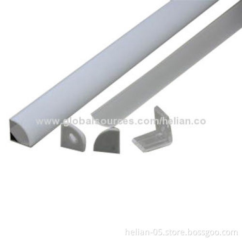 Hot sale LED aluminum corner profile, enables construction of individual lamp designs
